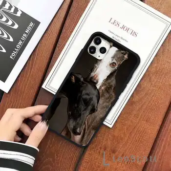 Roztomilý Galgo Greyhound Pes, pet Telefón puzdro pre iPhone 11 12 pro XS MAX 8 7 6 6 Plus X 5S SE 2020 XR