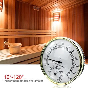 Sauna Teplomer & Vlhkomer Teplota Vlhkosť Meter Sauna Izba Parné Kúpeľňových Doplnkov