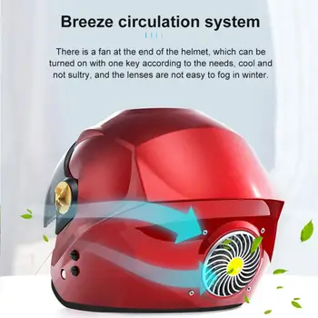 Slnečná Energia Smart Bluetooth Lete Chladiaci Ventilátor Cyklistické Motocyklové Prilby Spp