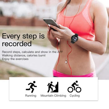 Smart Hodinky Mužov Krvný Tlak Nepremokavé Smarth Sledovať Ženy Srdcového tepu Fitness Sledujte Šport Tracker Pre Android a IOS