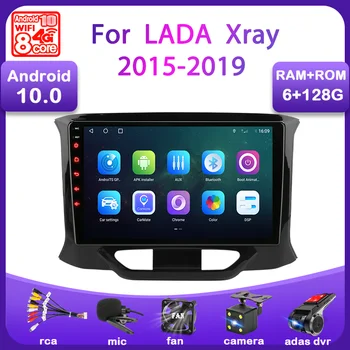 Srnubi Android 10 autorádia pre LADA Xray X Ray - 2019 Multimediálny Prehrávač Videa 2 Din Navigácie GPS, WiFi, RDS DVD Vedúci Jednotky