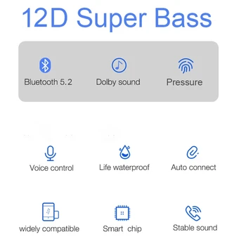 SuperPods Pro 6 TWS 45db Dual ANC Slúchadlá Bezdrôtové Bluetooth Slúchadlá Priestorového Zvuku Potlačením Hluku 12DSuper Basy 1562T Čip