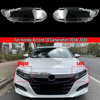 Svetlomet Kryt Objektívu Sklenené Tienidlo Lampy Svetlometov Kryt Transparentné Tienidlo Pre Honda Accord 10 Generácie 2018 2019 2020