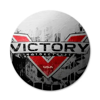 USA American Victory Motorcycles Logo Odznak Brošňa Pin Príslušenstvo Pre Oblečenie Batoh Dekorácie, darčeky