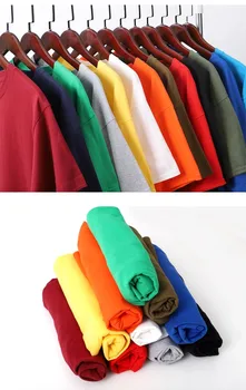 VLASTNÝ Dizajn Značky, Loga/Obrázok Vlastné Mužov a žien DIY Bavlnené tričko Krátky rukáv Bežné T-shirt topy Tee 10 farba