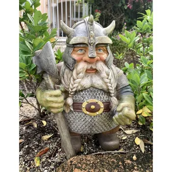 Vtipné Fajčenie Trpaslík Záhrada Sôch, Ozdoby Scornful Sprievodca Gnome Socha Krytý Vonkajší Figúrka pre Domáce Dekorácie Dvore
