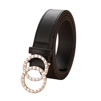 Čierny kožený opasok žena pás drahokamu pásy pre ženy, luxusné značky cinturon mujer G pás kamienkami vykladané džínsy ceinture popruh