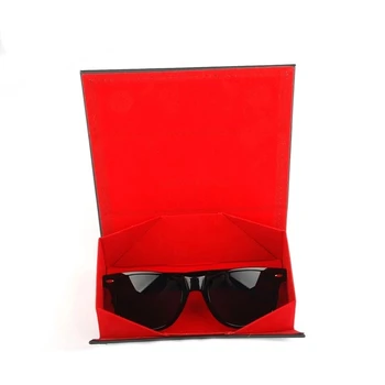 Švp Maries slnečné Okuliare Black Box Skladací PU Okuliare Prípade Mužov, Ženy Si Vlastné LOGO 50 Min Unisex Lupa 